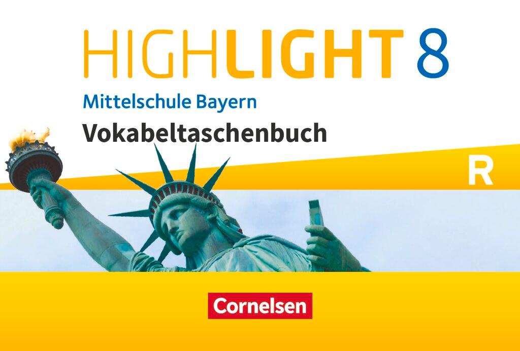 Cover: 9783060361229 | Highlight 8. Jahrgangsstufe - Mittelschule Bayern - Vokabeltaschenbuch