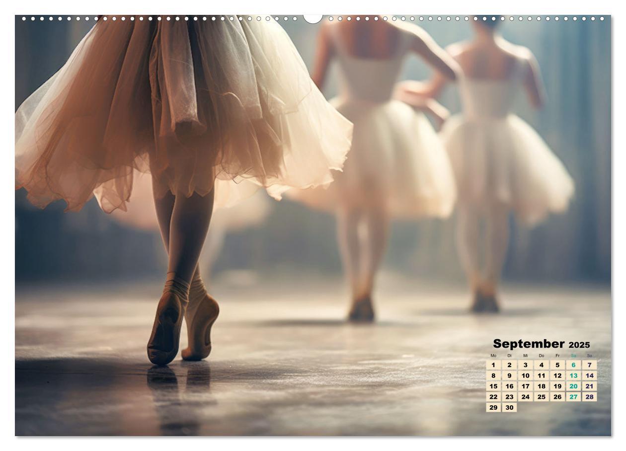 Bild: 9783457184103 | BALLETT - ein Hauch Magie (Wandkalender 2025 DIN A2 quer), CALVENDO...