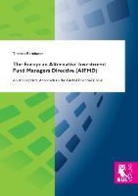 Cover: 9783844102857 | The European Alternative Investment Fund Managers Directive (AIFMD)