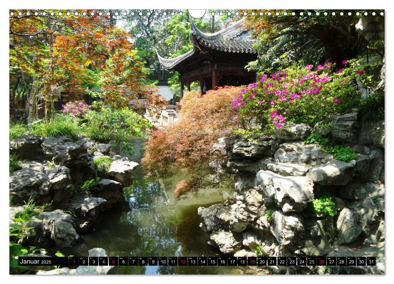 Bild: 9783435335978 | Im chinesischen Garten (Wandkalender 2025 DIN A3 quer), CALVENDO...