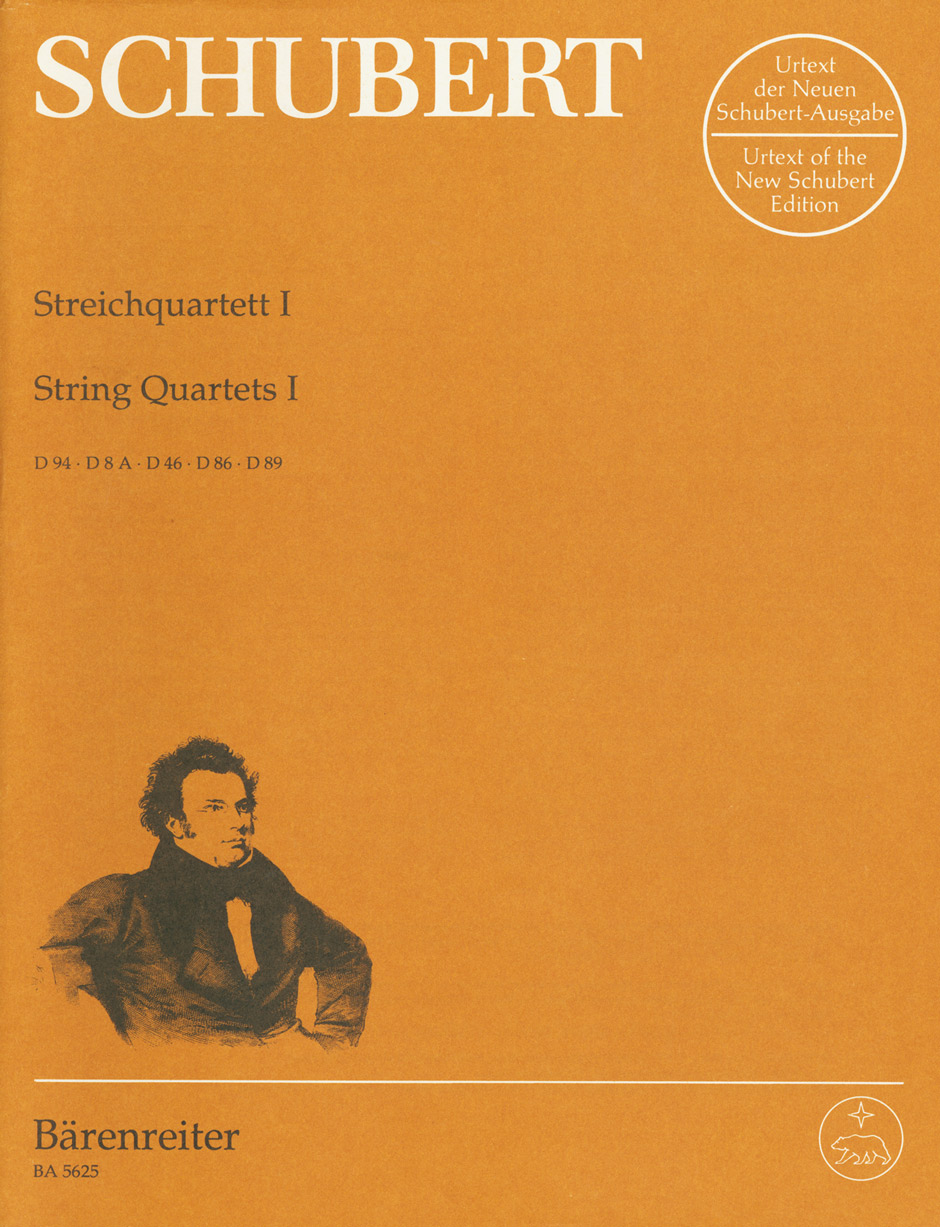 Cover: 9790006473144 | String Quartets - Volume 1 | Franz Schubert | Stimmensatz