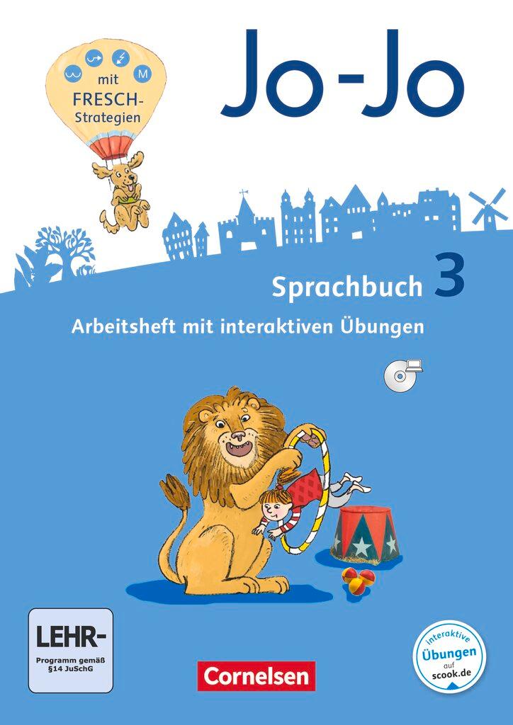 Cover: 9783060836284 | Jo-Jo Sprachbuch 3. Schuljahr - Allgemeine Ausgabe - Arbeitsheft