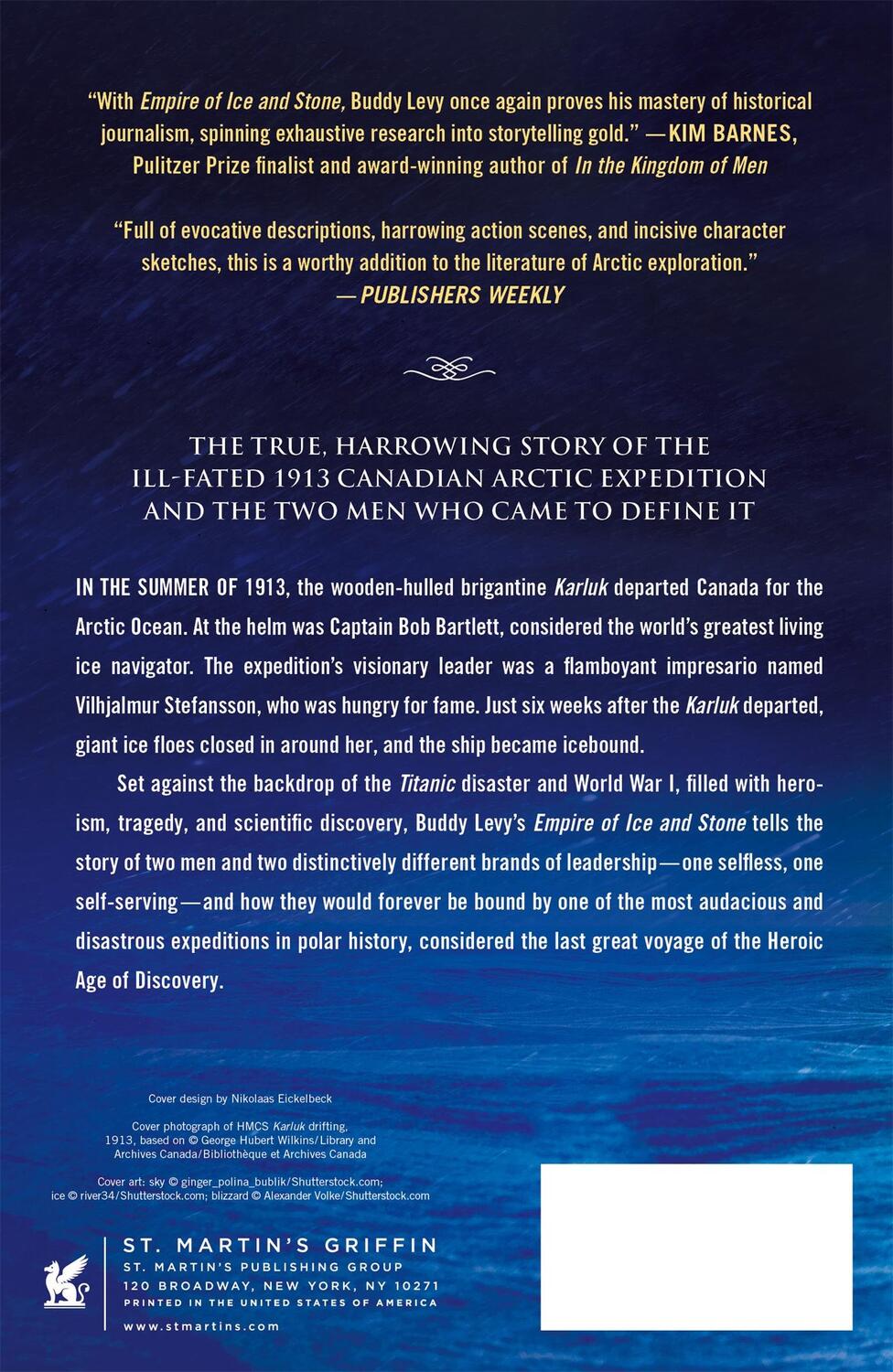 Rückseite: 9781250871633 | Empire of Ice and Stone | Buddy Levy | Taschenbuch | Englisch | 2023