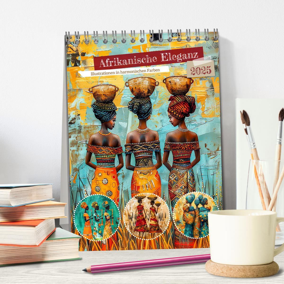 Bild: 9783457194058 | Afrikanische Eleganz - Illustrationen in harmonischen Farben...