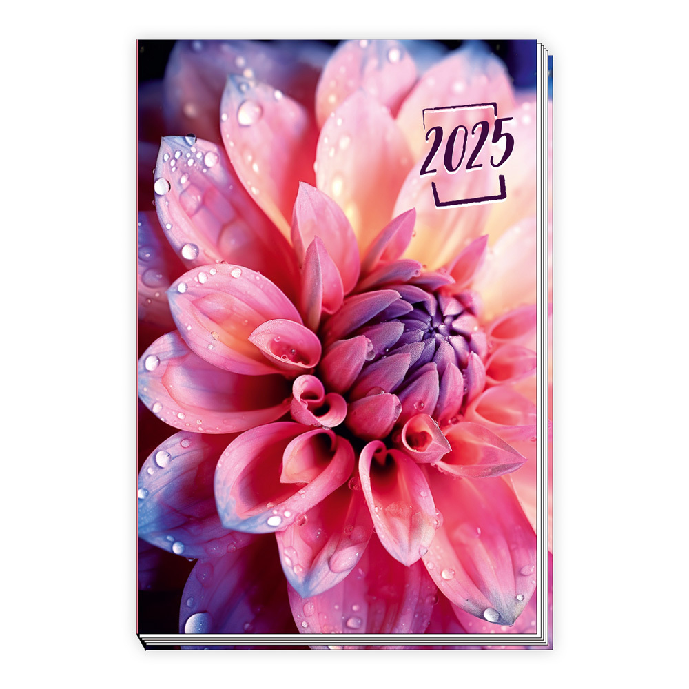 Cover: 4251901507013 | Trötsch Taschenkalender A6 Flowers 2025 | Wochenkalender | KG | 136 S.