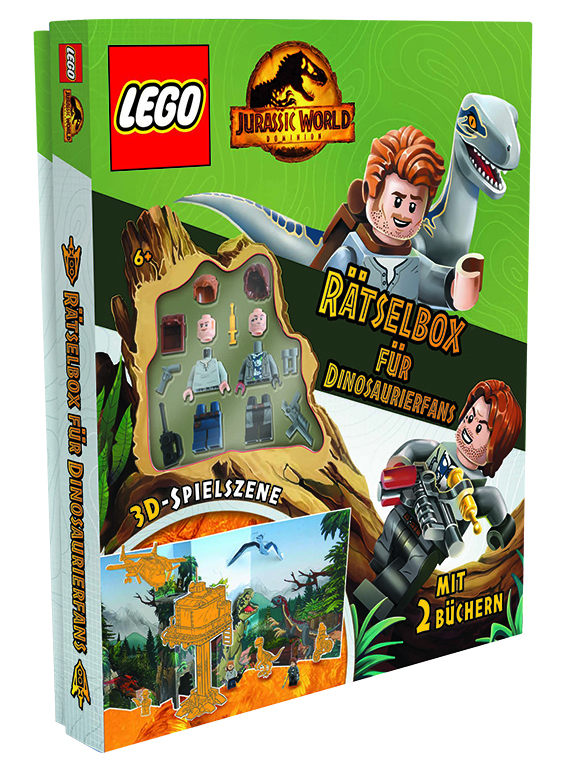 Cover: 9783960806974 | LEGO® Jurassic World(TM) - Rätselbox für Dinosaurierfans | Buch | 2022