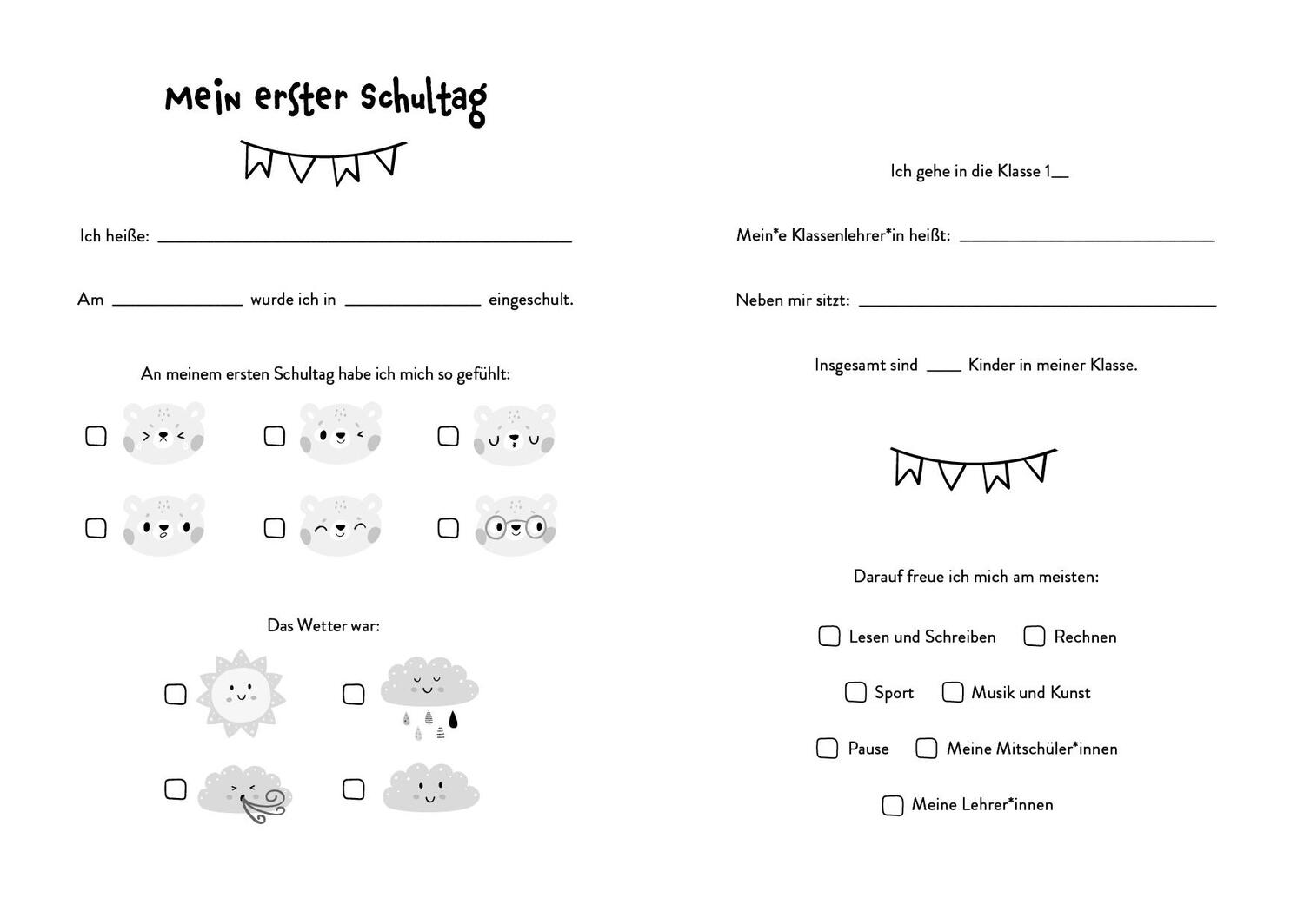 Bild: 9783745915266 | Mein Schulstart Stickerbuch (blau) | Taschenbuch | 64 S. | Deutsch