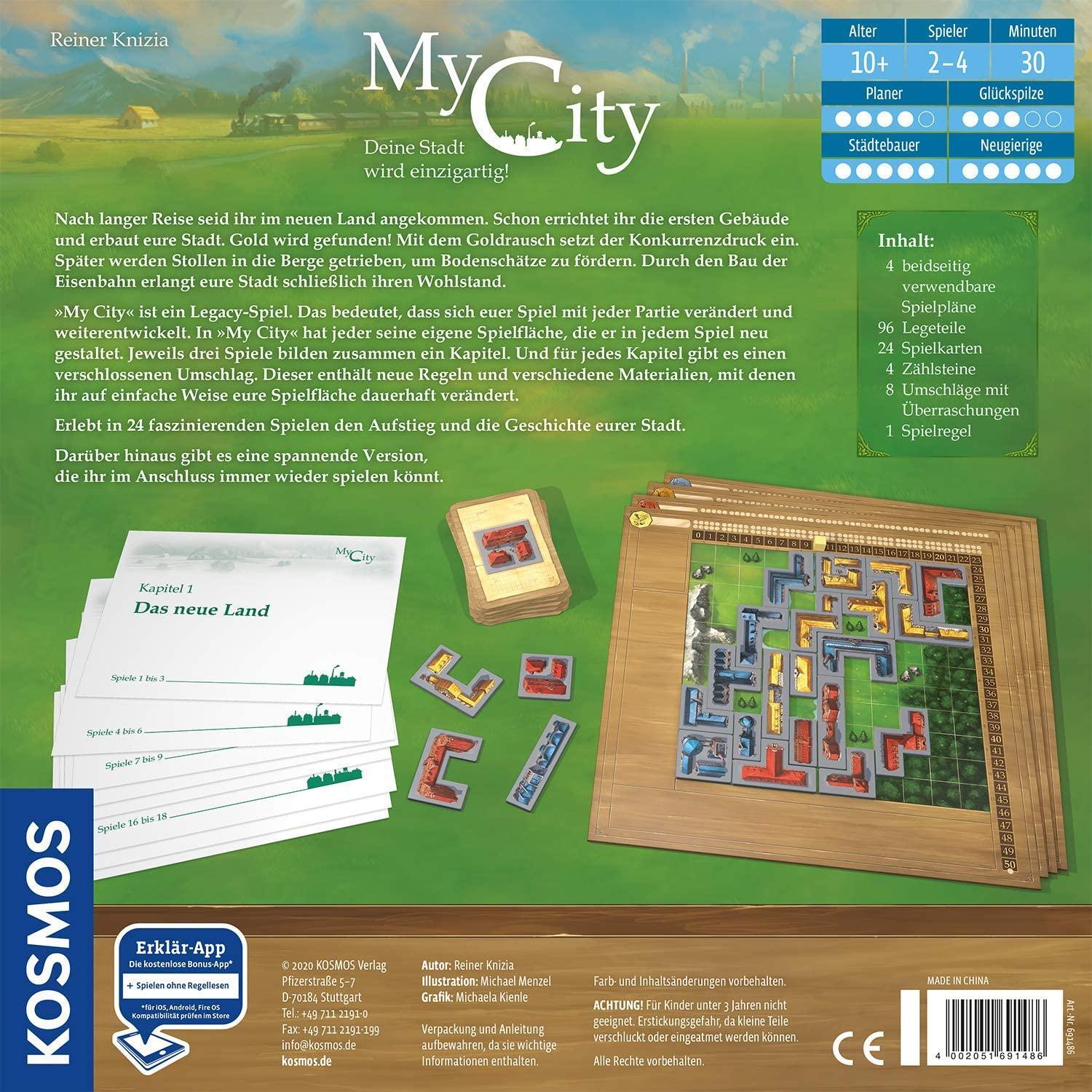 Bild: 4002051691486 | My City | Reiner Knizia | Spiel | Brettspiel | 691486 | Deutsch | 2020