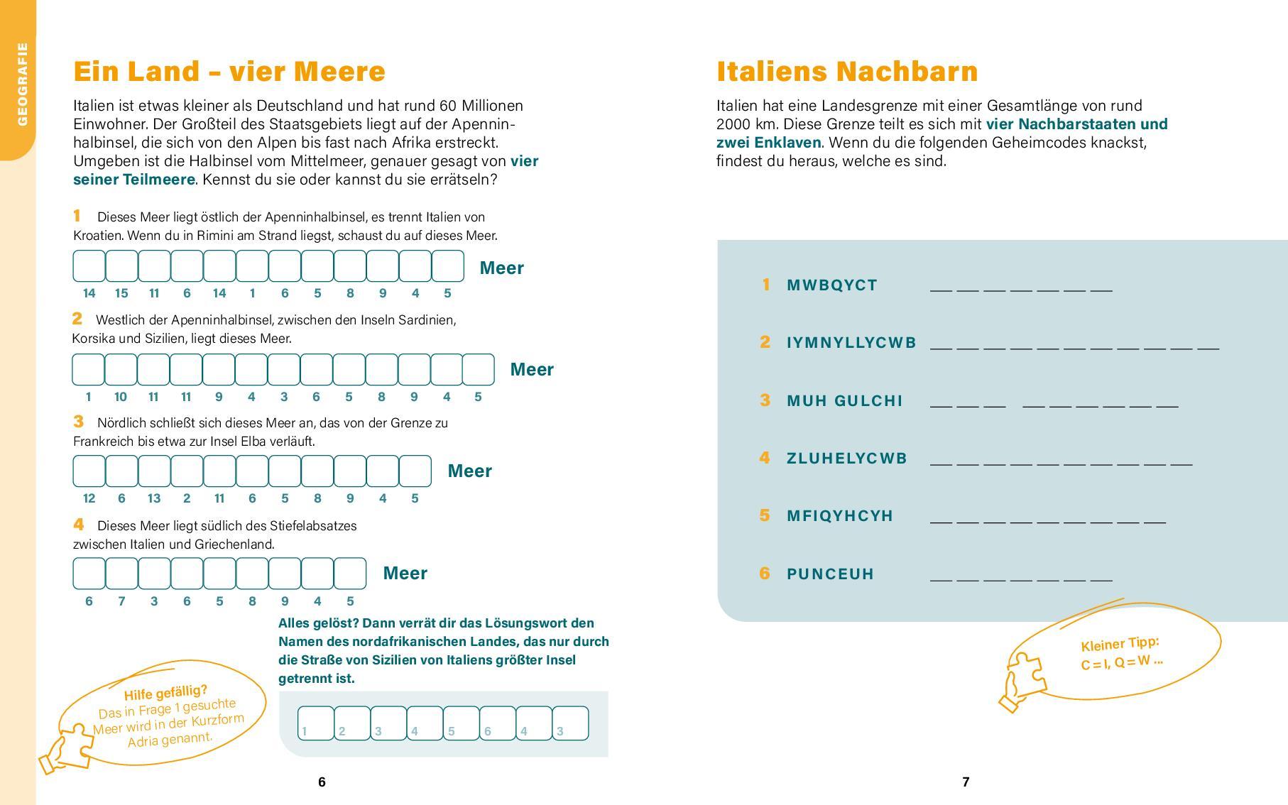 Bild: 9783961284504 | Italien I Wissen in Rätseln | Taschenbuch | Deutsch | 2025 | Delphin