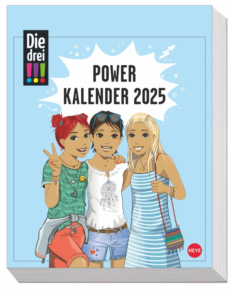 Cover: 9783756408436 | Die drei !!! Tagesabreißkalender 2025 | Kalender | Geblockt | 324 S.