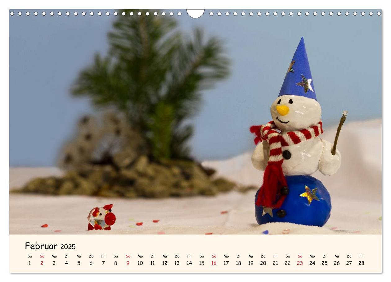 Bild: 9783435812110 | Schneemann des Monats 2025 (Wandkalender 2025 DIN A3 quer),...