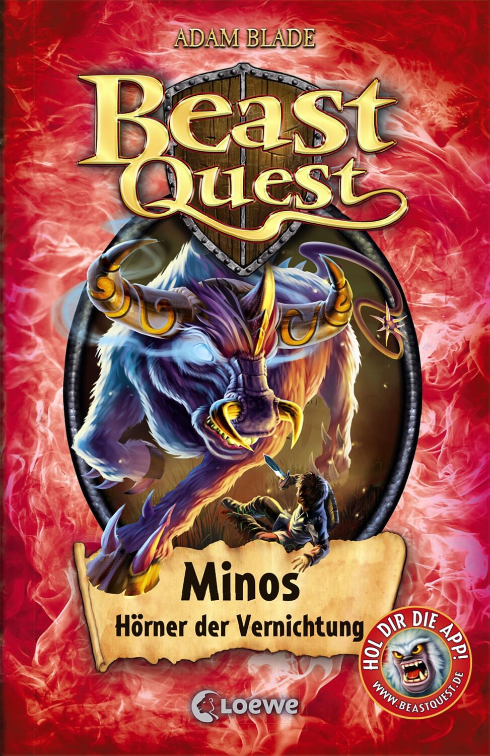 Cover: 9783785589564 | Beast Quest 50 - Minos, Hörner der Vernichtung | Band 50 | Adam Blade