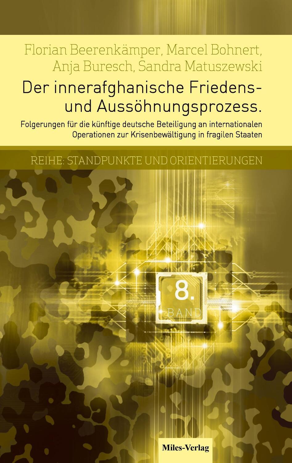 Cover: 9783945861400 | Der innerafghanische Friedens- und Aussöhnungsprozess | Taschenbuch