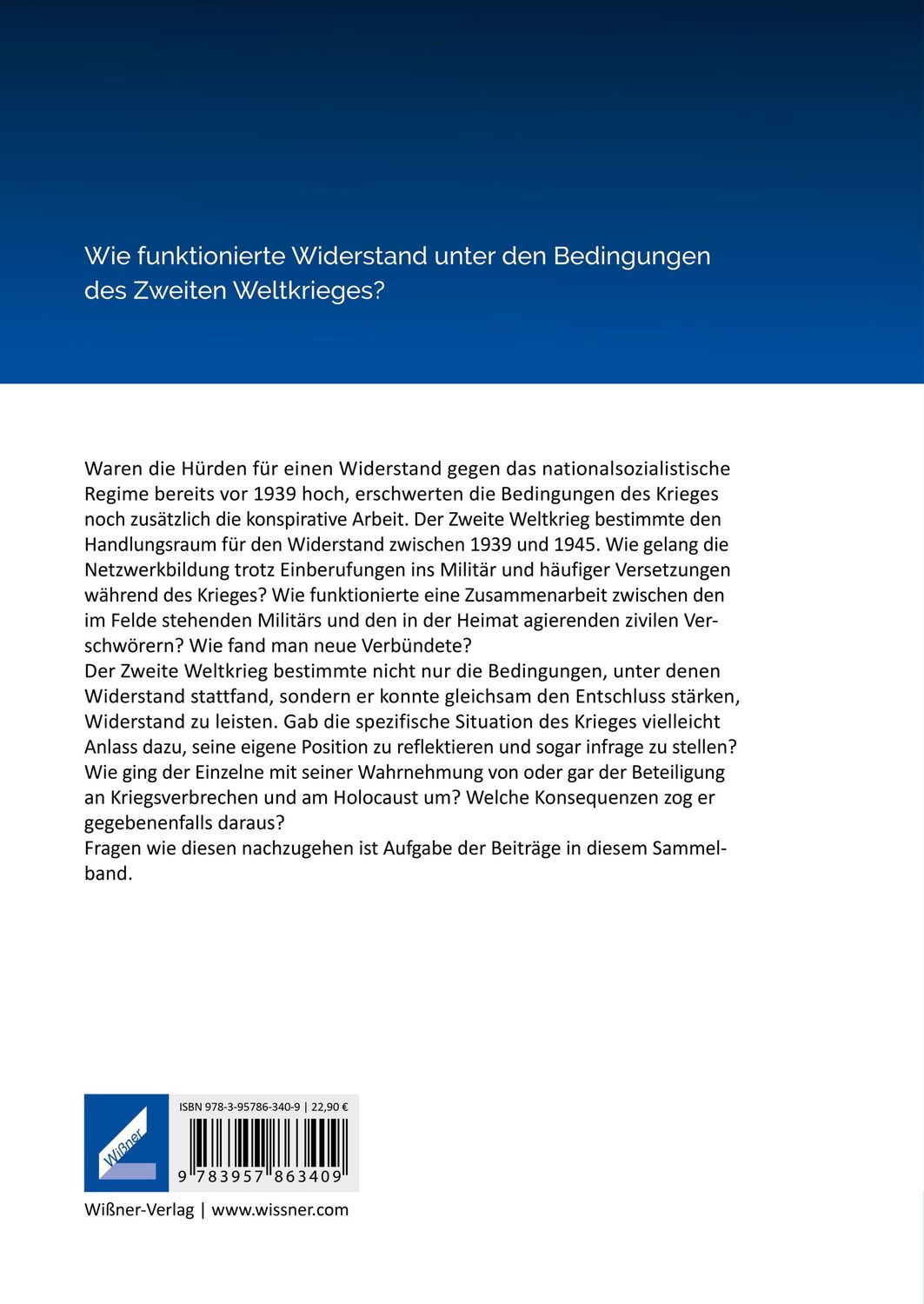 Rückseite: 9783957863409 | Widerstand in Zeiten des Krieges | Julia Gehrke | Taschenbuch | 196 S.