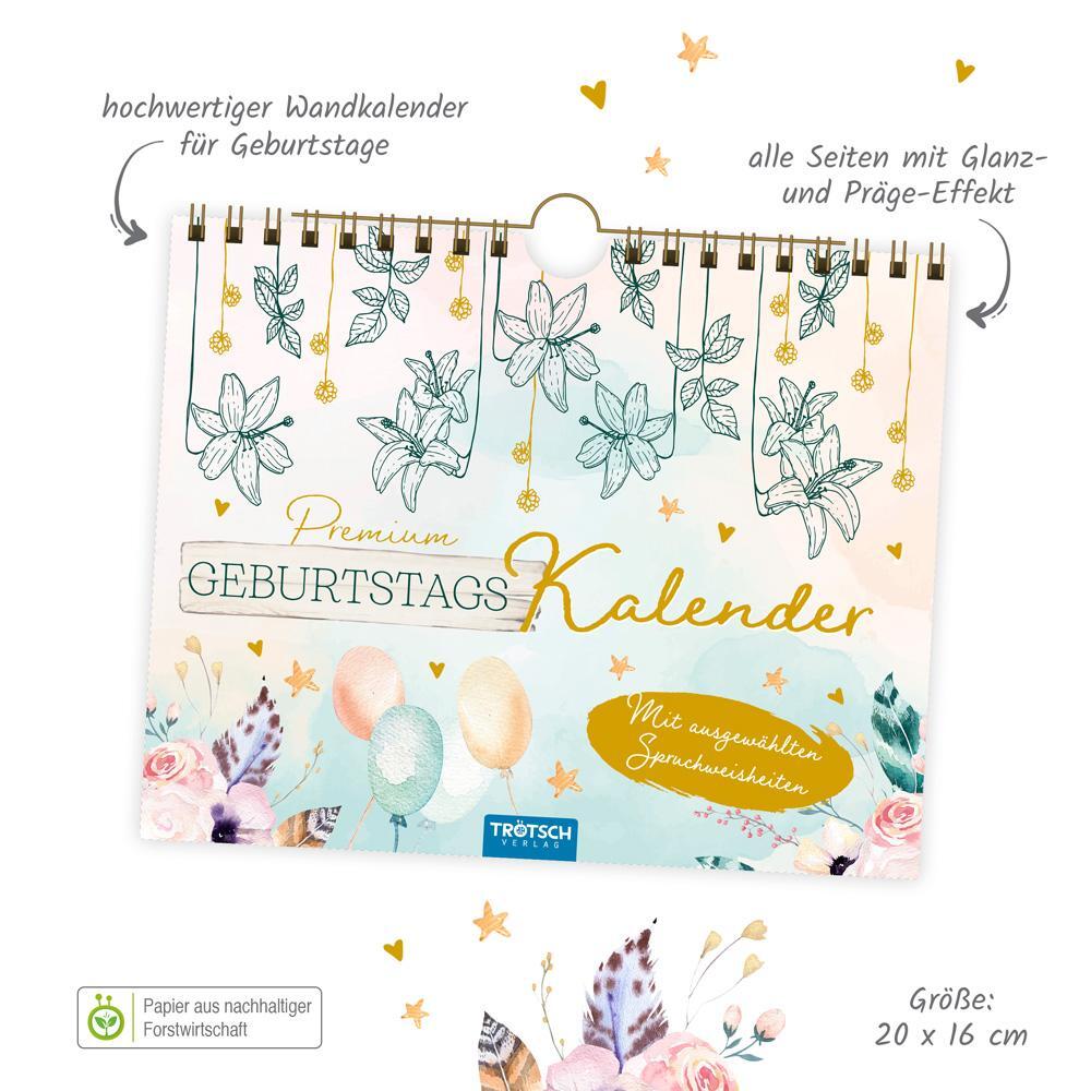 Bild: 9783988021687 | Trötsch Premium Geburtstagskalender | Trötsch Verlag GmbH &amp; Co. KG