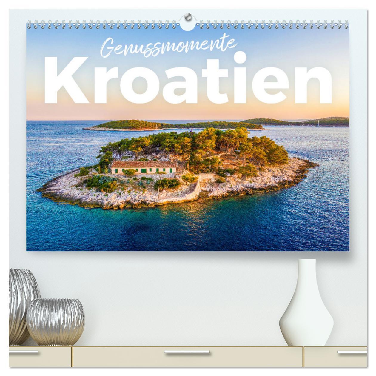 Cover: 9783383875120 | Genussmomente Kroatien (hochwertiger Premium Wandkalender 2025 DIN...