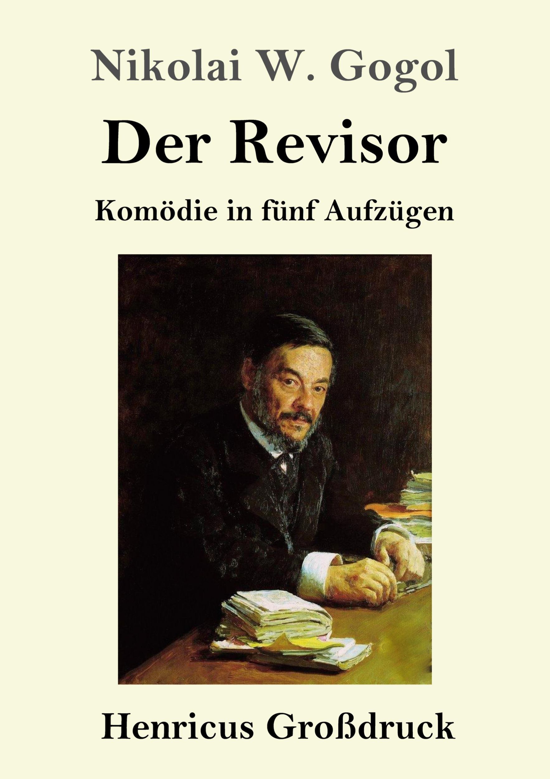 Cover: 9783847839026 | Der Revisor (Großdruck) | Komödie in fünf Aufzügen | Nikolai W. Gogol