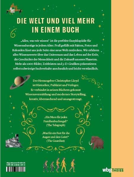 Rückseite: 9783806243116 | Alles, was wir wissen und was nicht | Christopher Lloyd | Buch | 2021