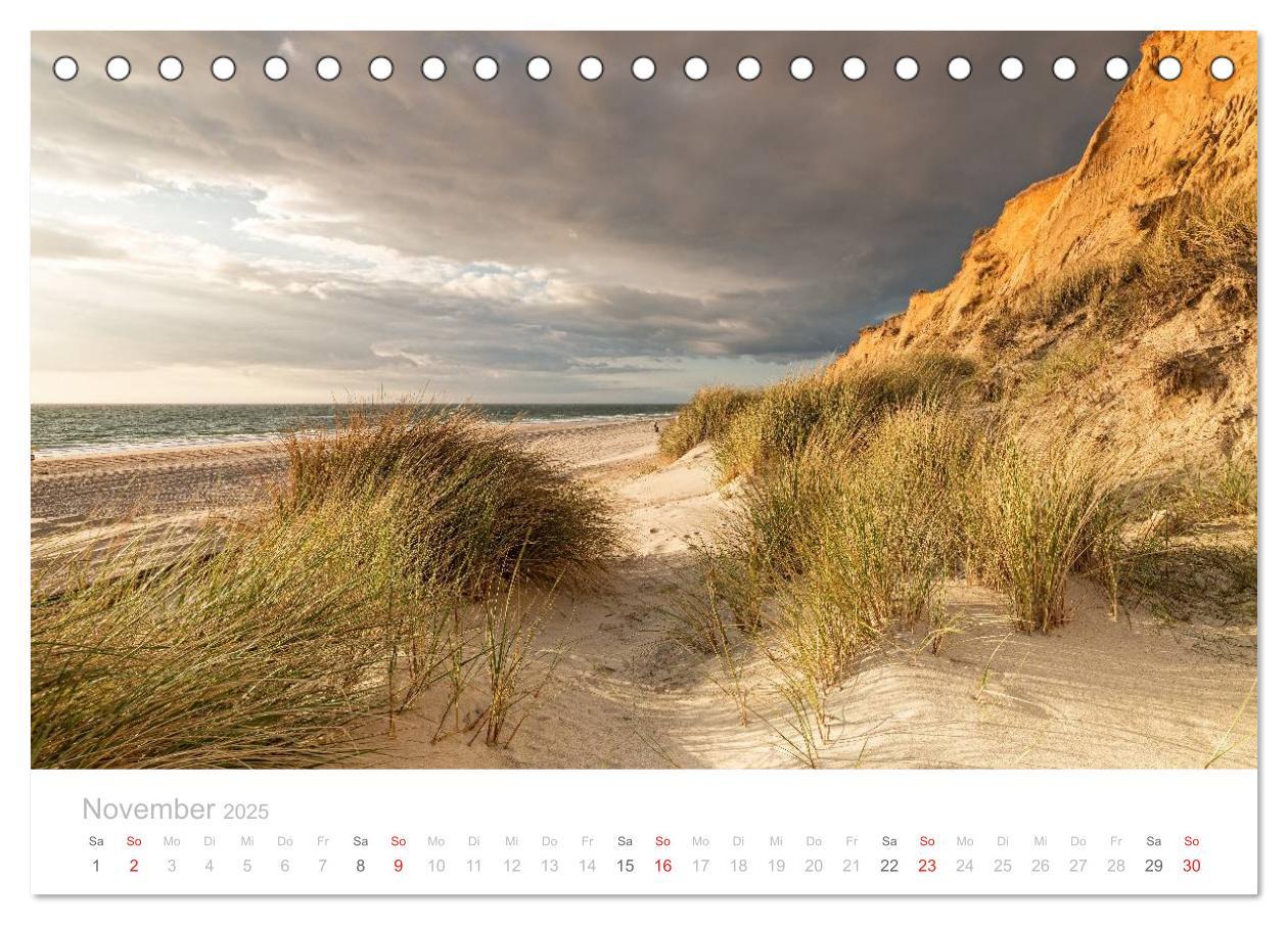 Bild: 9783435590100 | Sehnsucht Sylt (Tischkalender 2025 DIN A5 quer), CALVENDO...