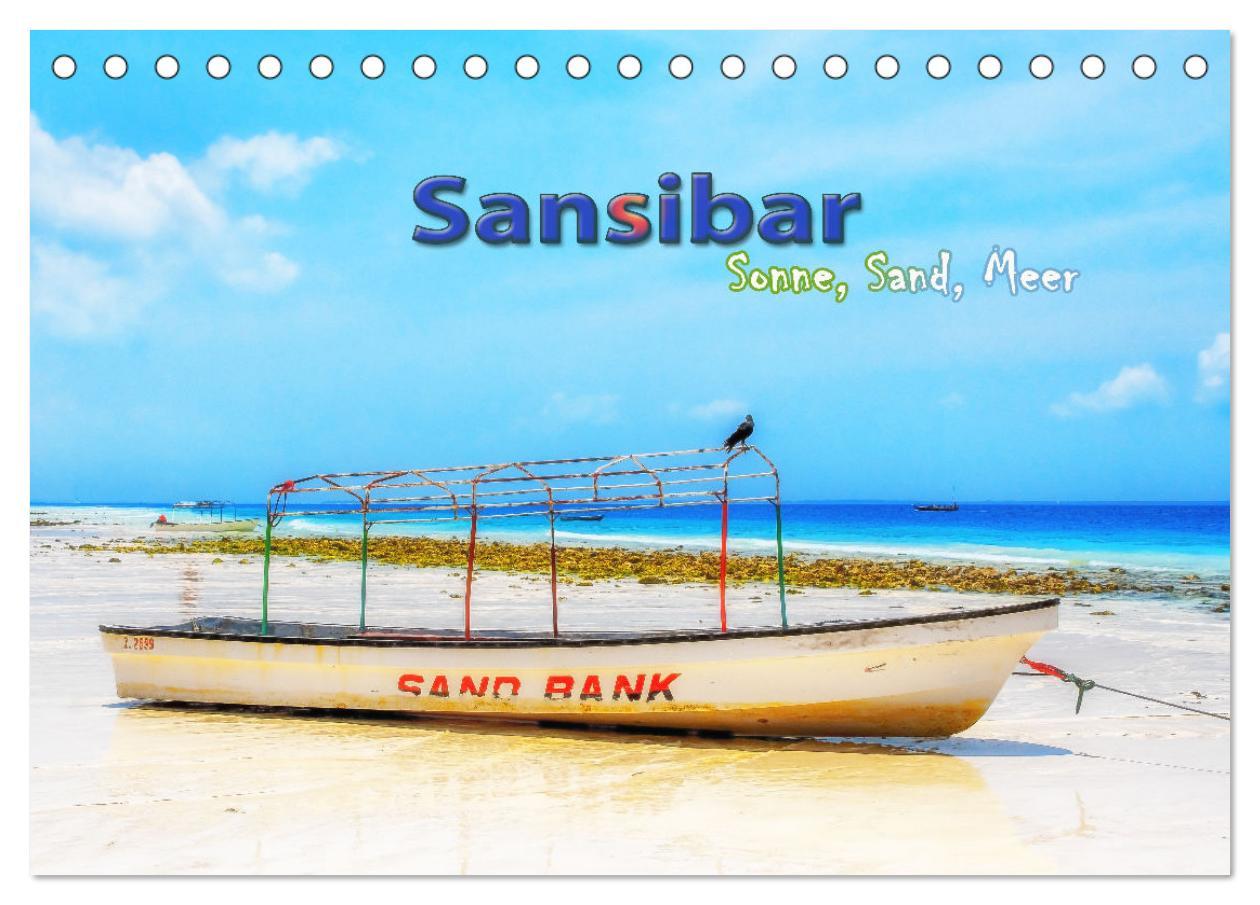 Cover: 9783383907494 | Sansibar - Sonne, Sand, Meer (Tischkalender 2025 DIN A5 quer),...