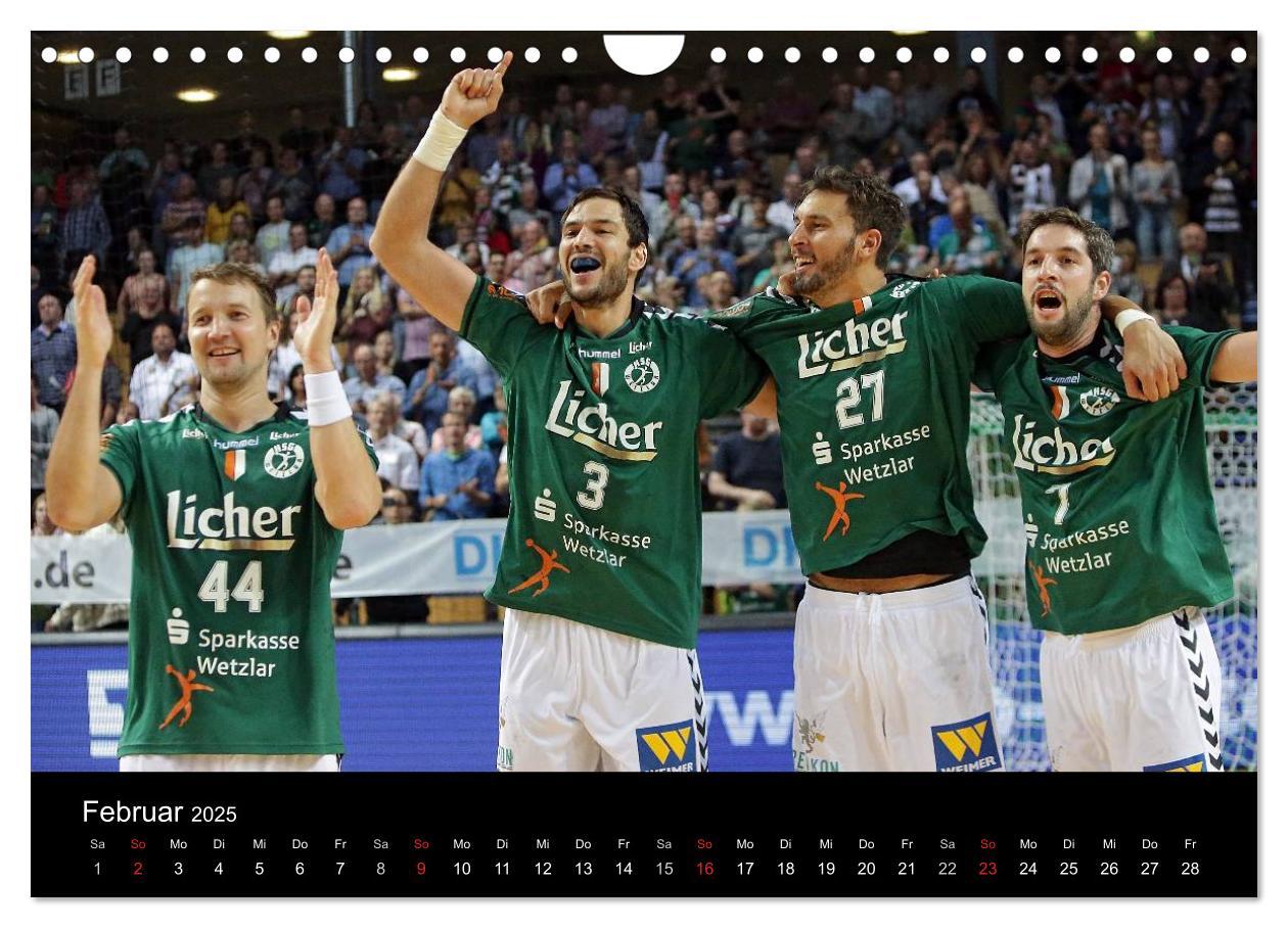 Bild: 9783435537181 | Handball Bundesliga - HSG Wetzlar (Wandkalender 2025 DIN A4 quer),...