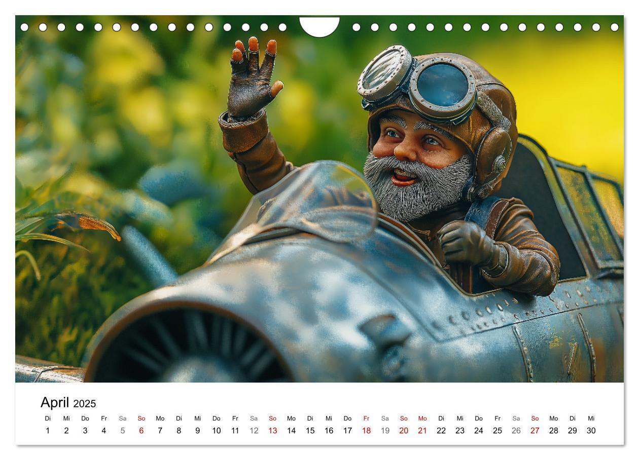 Bild: 9783457204108 | Berufe der Gartenzwerge (Wandkalender 2025 DIN A4 quer), CALVENDO...