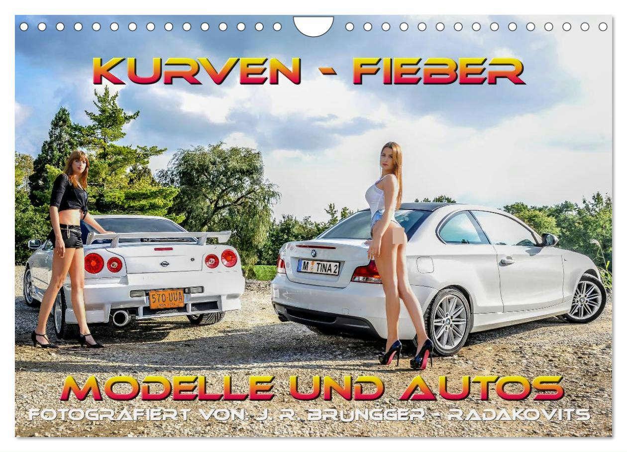 Cover: 9783435638581 | Kurven - Fieber - Modelle und Autos (Wandkalender 2025 DIN A4...