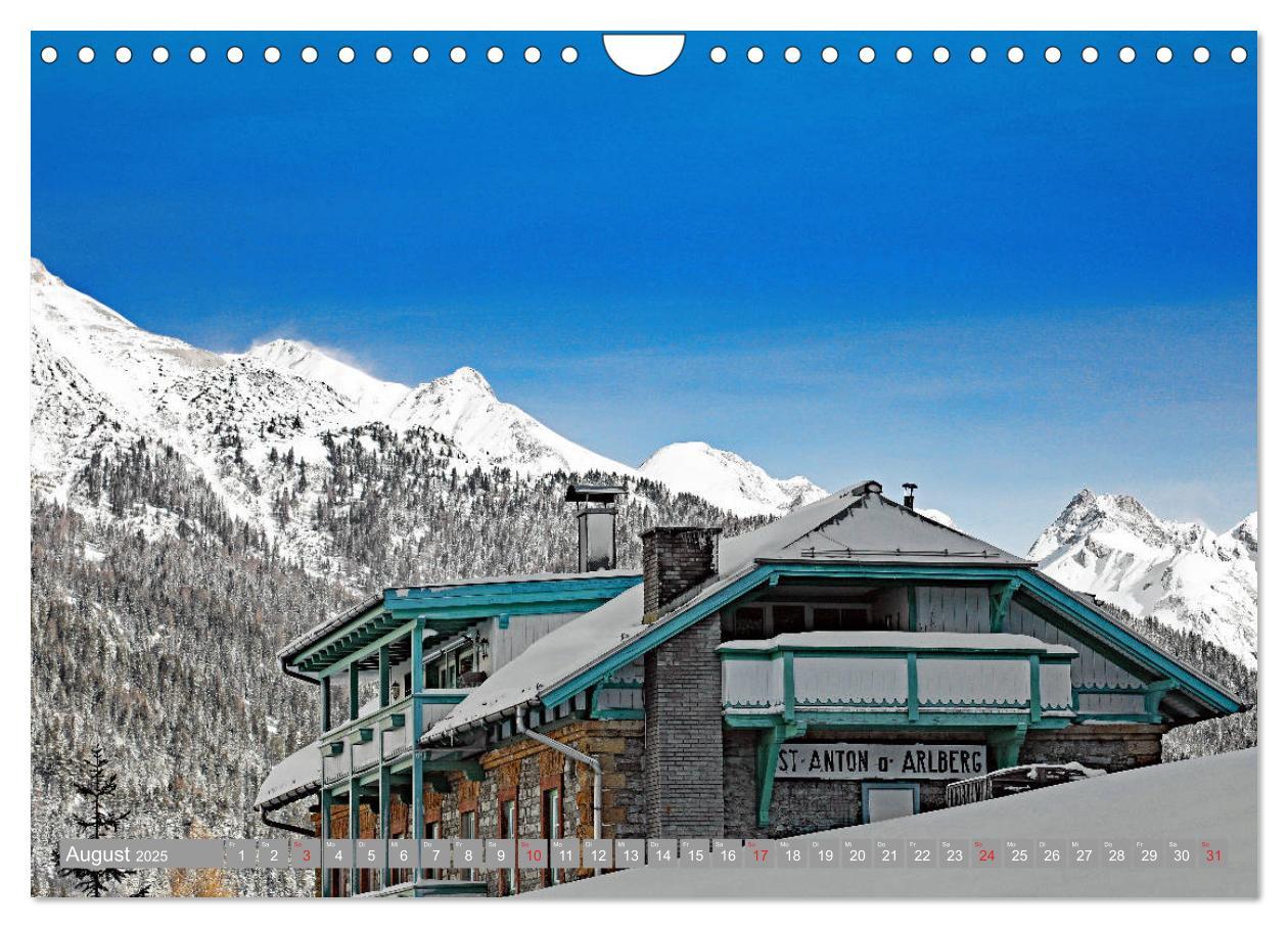 Bild: 9783435160617 | St. Anton am Arlberg (Wandkalender 2025 DIN A4 quer), CALVENDO...