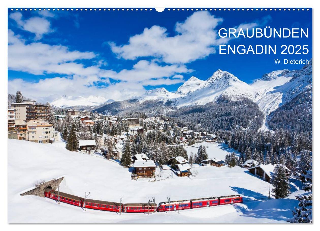 Cover: 9783435775361 | Graubünden Engadin 2025 (Wandkalender 2025 DIN A2 quer), CALVENDO...