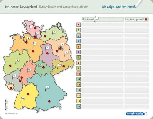 Bild: 9783946904052 | Ich kenne Deutschland - 1. Bundesländer &amp; Landeshauptstädte, 2....