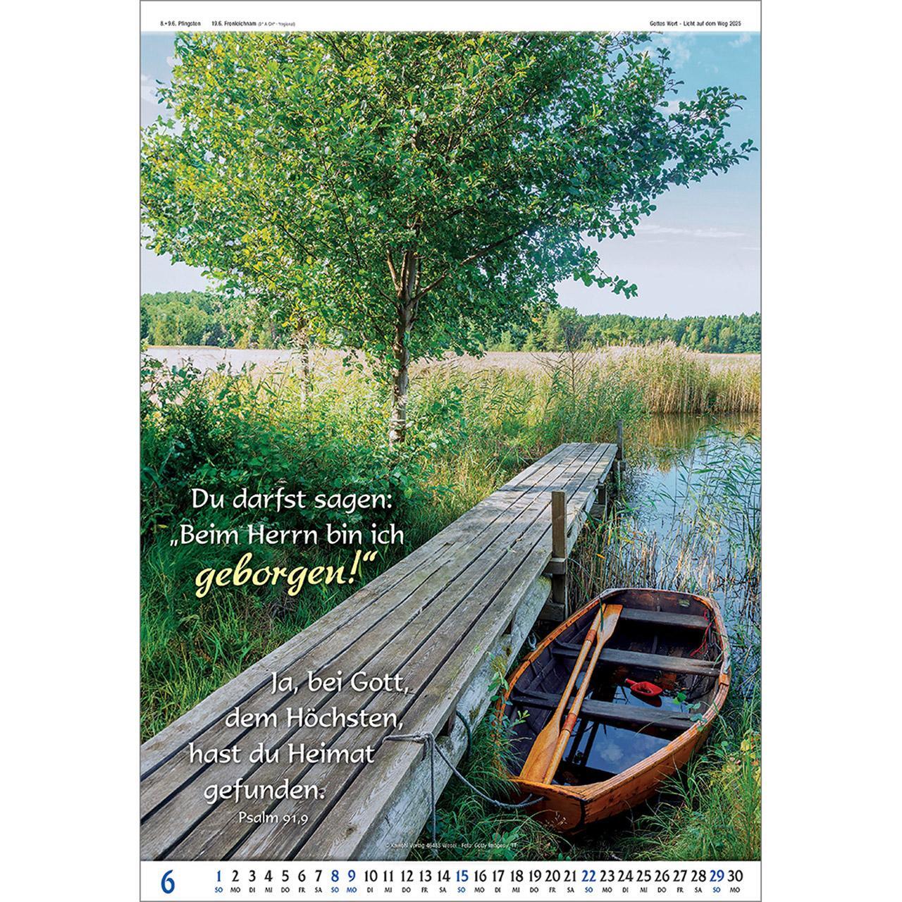 Bild: 9783754837054 | Gottes Wort - Licht auf dem Weg 2025 | Wandkalender | Kalender | 14 S.