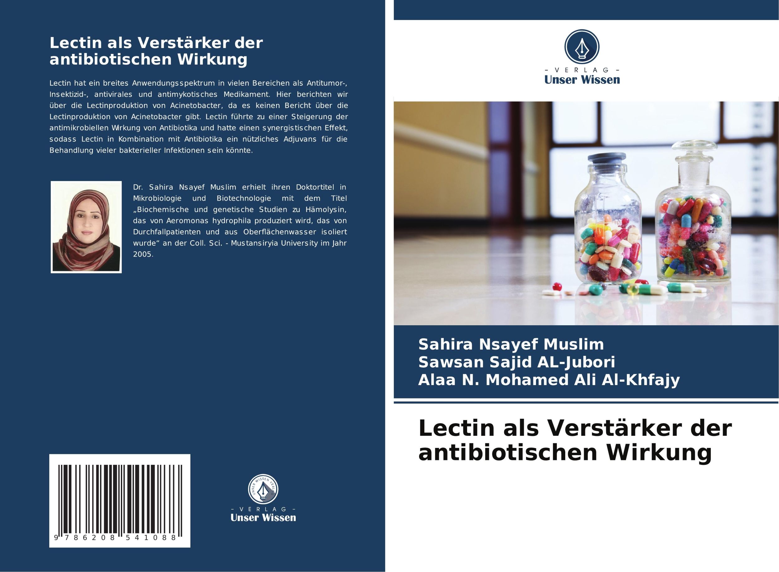 Cover: 9786208541088 | Lectin als Verstärker der antibiotischen Wirkung | Muslim (u. a.)