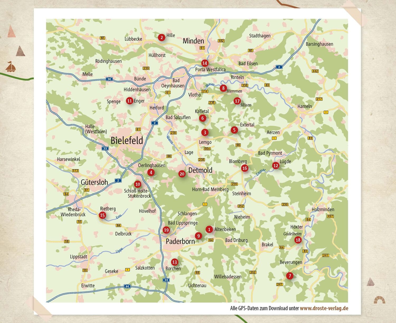 Bild: 9783770023905 | Ostwestfalen-Lippe. Wandern für die Seele | Wohlfühlwege | Ditt | Buch