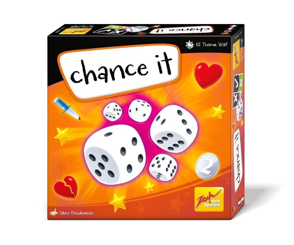 Cover: 4015682051673 | Chance it | Spiel | Bunter Stückkarton | 601105167 | 2022 | Zoch