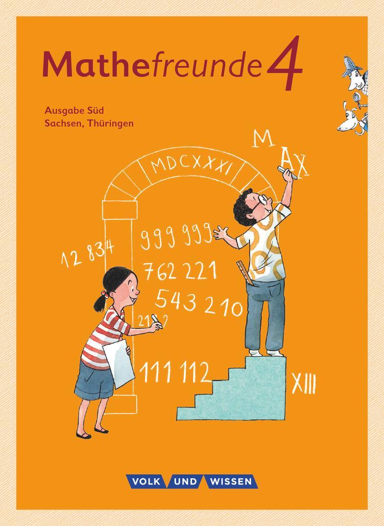 Cover: 9783060837274 | Mathefreunde - Süd 4. Schuljahr - Schülerbuch mit Kartonbeilagen