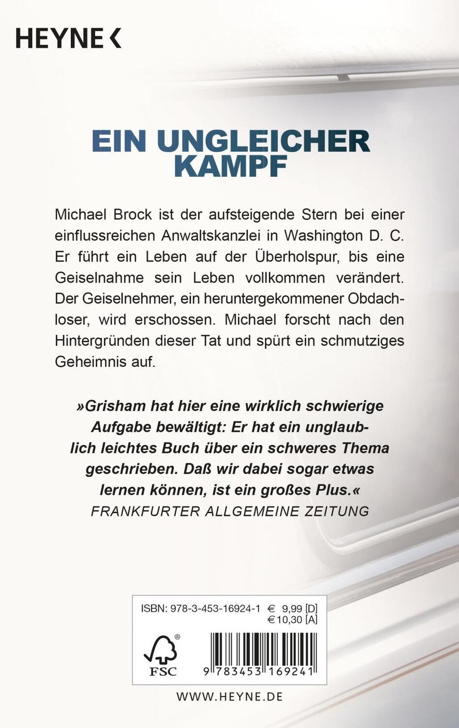 Bild: 9783453169241 | Der Verrat | John Grisham | Taschenbuch | Deutsch | 2000 | Heyne