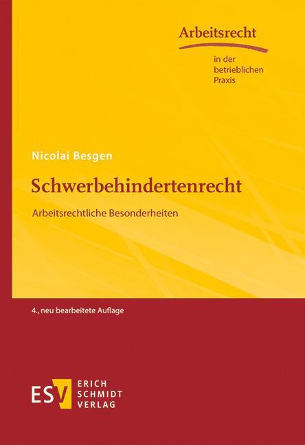 Cover: 9783503200184 | Schwerbehindertenrecht | Arbeitsrechtliche Besonderheiten | Besgen