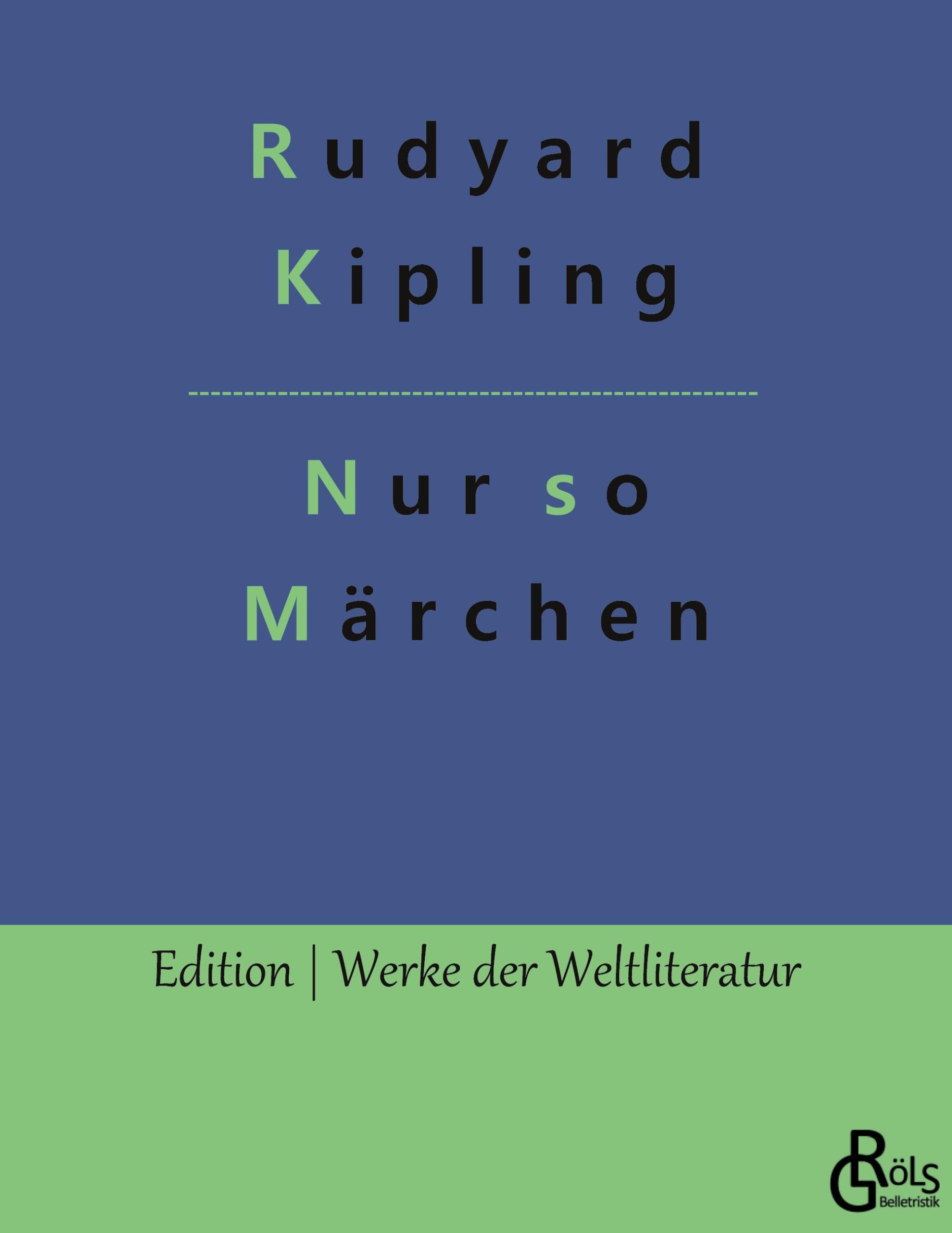 Cover: 9783966376976 | Nur so Märchen | Rudyard Kipling | Taschenbuch | Paperback | 108 S.