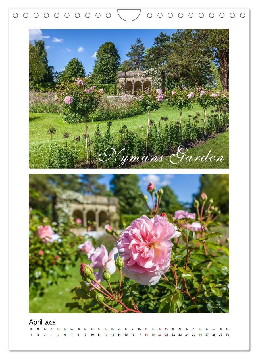 Bild: 9783457034040 | Gartenparadiese in England (Wandkalender 2025 DIN A4 hoch),...