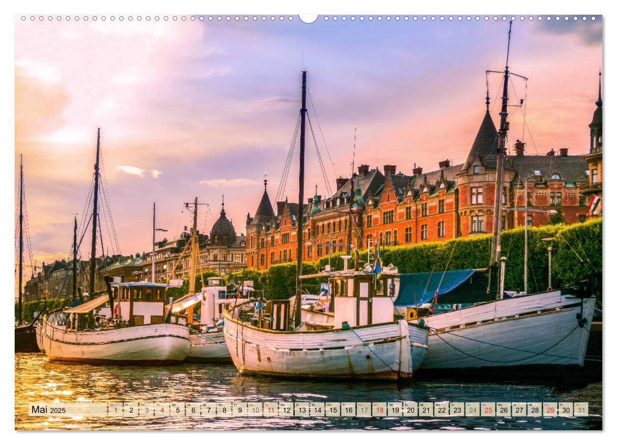 Bild: 9783435105366 | Stockholm - Maritime Ansichten (Wandkalender 2025 DIN A2 quer),...