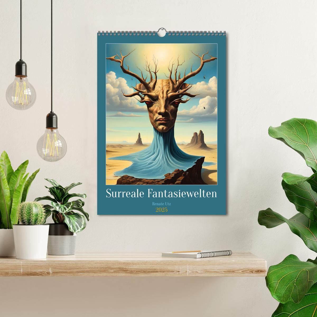 Bild: 9783457172834 | Surreale Fantasiewelten (Wandkalender 2025 DIN A3 hoch), CALVENDO...