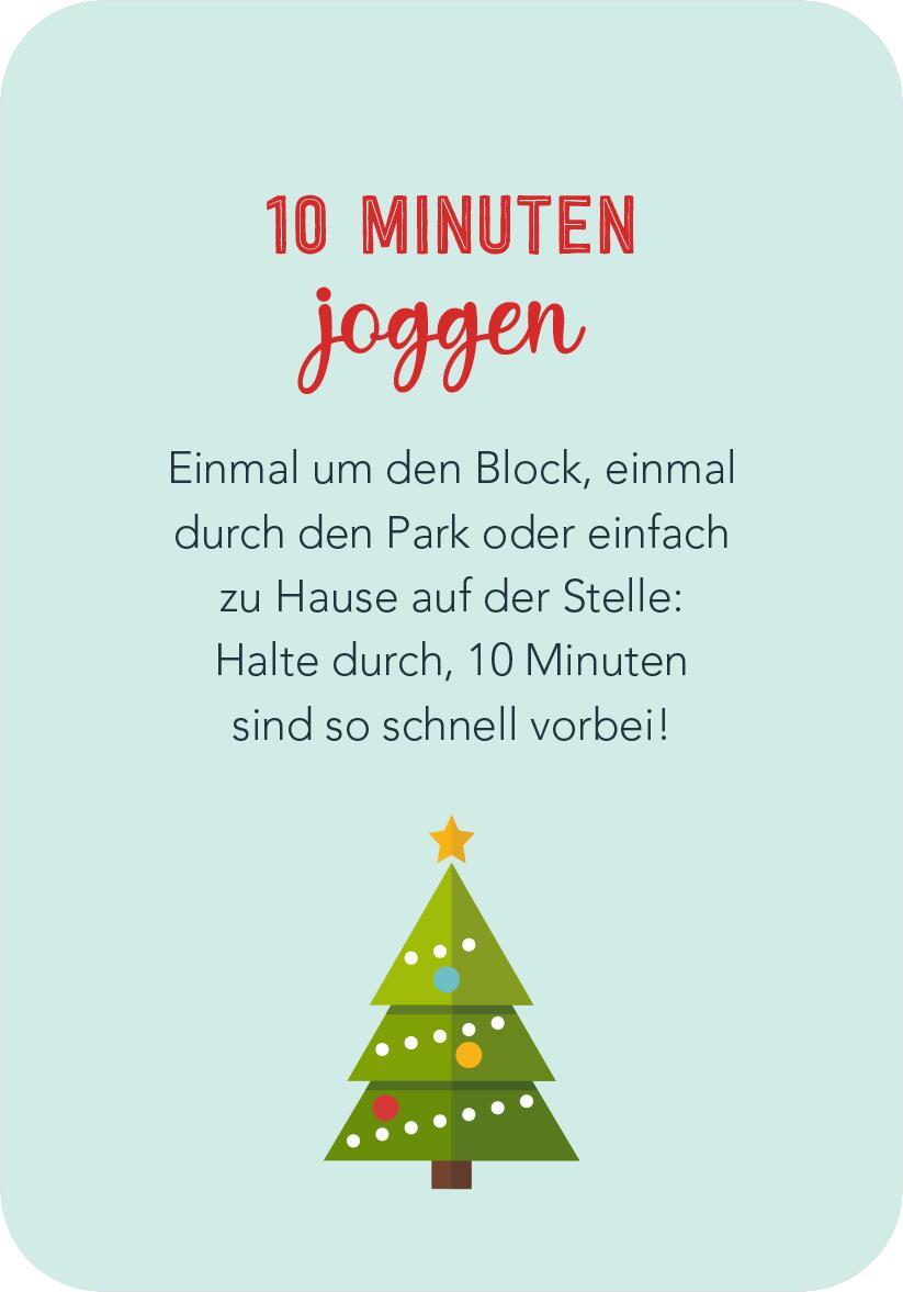 Bild: 9783845854199 | Adventskalender Christmas Fitness | 24 sportliche Challenges | Buch