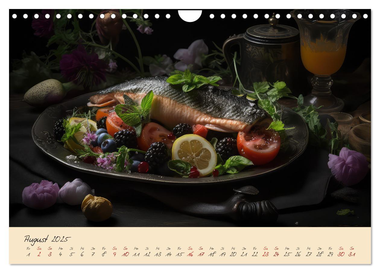 Bild: 9783383857607 | Gothic Food (Wandkalender 2025 DIN A4 quer), CALVENDO Monatskalender