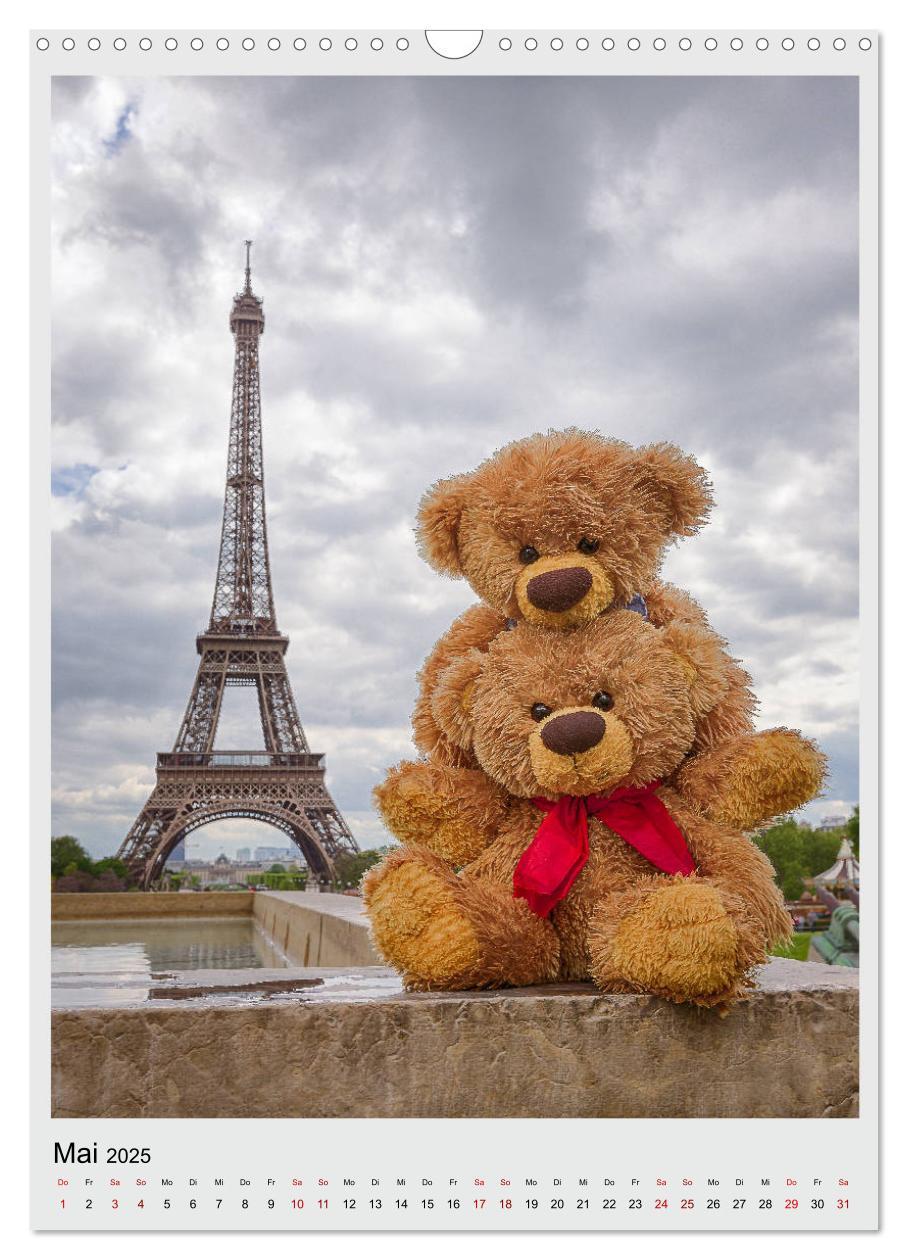 Bild: 9783435984961 | Travelling Teddy in Europa (Wandkalender 2025 DIN A3 hoch),...