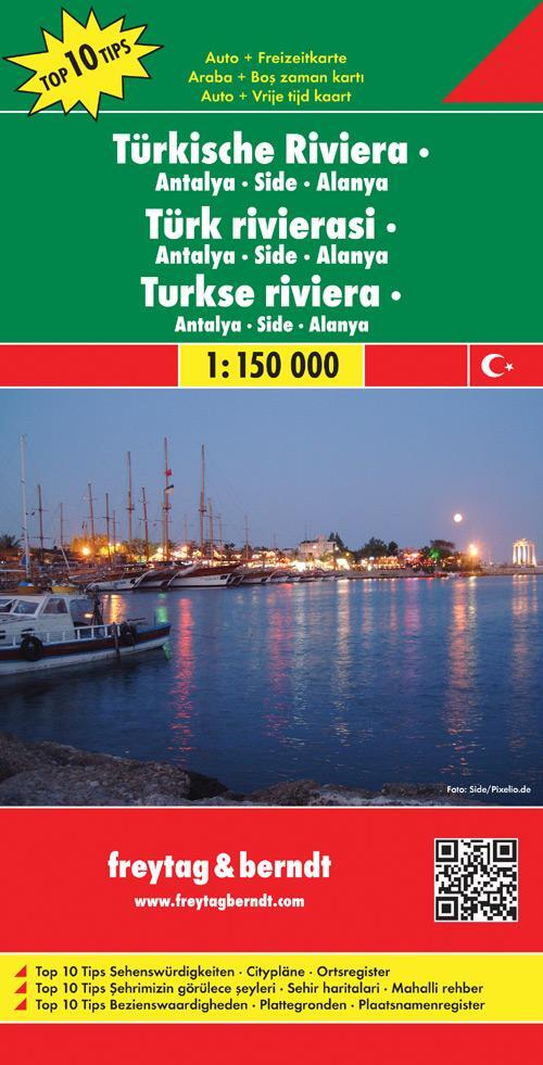 Cover: 9783707907698 | Türkische Riviera 1 : 150 000. Auto- und Freizeitkarte | KG | Deutsch