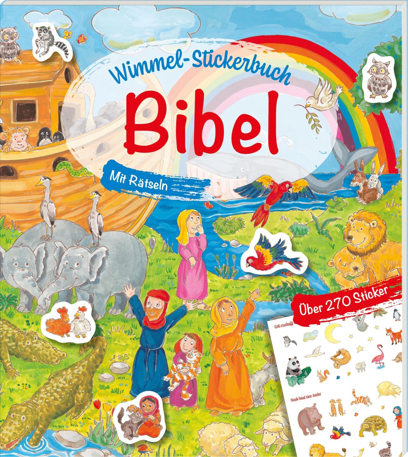 Cover: 9783766637123 | Wimmel-Stickerbuch: Bibel | Melissa Schirmer | Broschüre | Deutsch