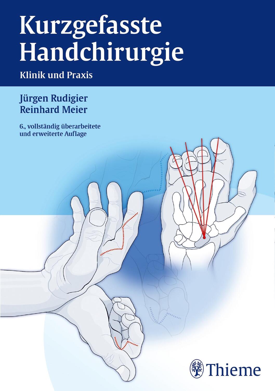 Cover: 9783131264268 | Kurzgefasste Handchirurgie | Klinik und Praxis | Rudigier (u. a.)