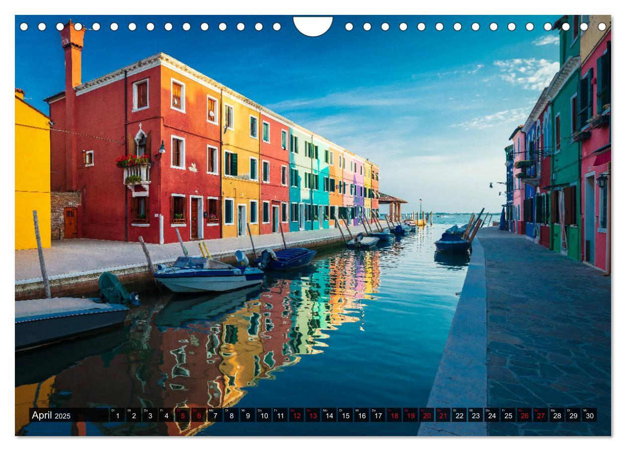 Bild: 9783435134670 | Burano - Die Insel der bunten Häuser (Wandkalender 2025 DIN A4...