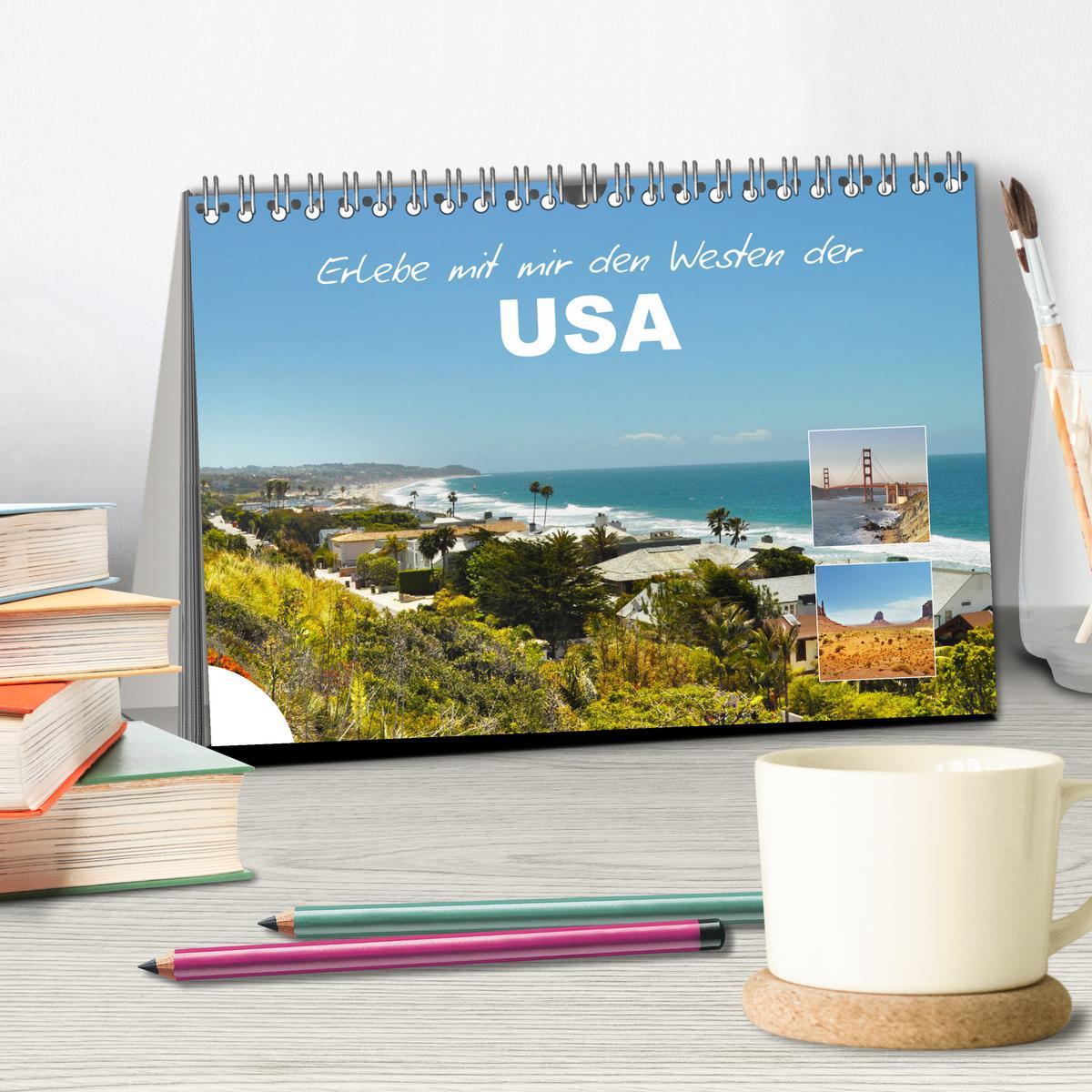 Bild: 9783435110766 | Erlebe mit mir den Westen der USA (Tischkalender 2025 DIN A5 quer),...