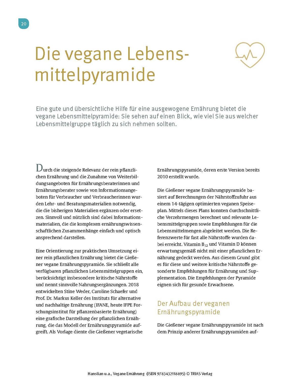 Bild: 9783432118895 | Medical Cooking: Vegane Ernährung | Etienne Hanslian (u. a.) | Buch